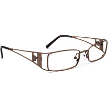 Versace Eyeglasses MOD. 1111 1013 Brown Rectangular Metal Frame Italy 49... - $59.99