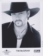 Country Great Signed Tim Mc Graw Autographed Photo w/ Coa Curb Records - £55.70 GBP