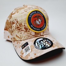 U.S. Marine Corps Officially Licensed Embroidered Hat Cap Digital Camouflage  - £13.15 GBP
