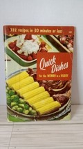 1965 Culinary Arts Institute Quick Dishes For The Woman In A Hurry #101 Cookbook - £5.26 GBP