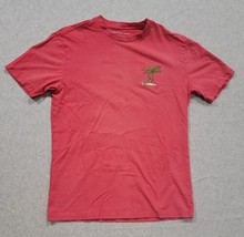 American Eagle Single Stitch Mens Small T- Shirt Peace Palm Tree Embroid... - £9.72 GBP
