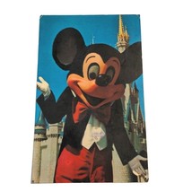 Postcard Walt Disney World Welcome To Fantasyland Mickey Mouse Chrome Po... - $90.31 MXN