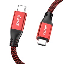 RIITOP USB C to C Cable 100W [5FT, 20Gbps], USB 3.2 Type-C Gen 2x2 Cable with E- - £20.37 GBP