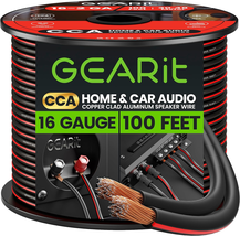 Speaker Wire 16 Gauge,  Pro Series 16/2 AWG Speaker Cable (100 Feet / 30... - $24.59