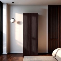 Walnut Black Wengue Armoire - 2 Doors, 2 Shelves - €263,66 EUR
