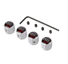 4PCS Metal Auto Wheel Tire Valve Stem Caps Cover for Audi SLine A3 A4 A5... - $12.59