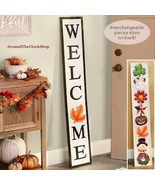 4 Ft. WELCOME SIGN for Front Porch Decor 9Pc. Interchangeable Holidays &amp;... - $628.10 MXN
