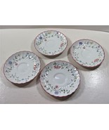 Set  4 Johnson Brothers Summer Chintz Tea or Coffee SAUCERS Made in England - £7.03 GBP