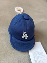 MLB Korea Basic Ball Cap Pouch Keyring LA Keychain Bag Accessory Indigo NWT - $42.68
