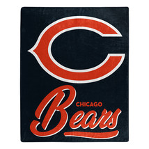 Chicago Bears Blanket 50x60 Raschel Signature Design - €74,62 EUR