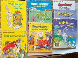 8 Little Golden Book Bugs Bunny&#39;s Carrot Machine 1970-1980s - £13.47 GBP