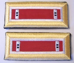 ARMY SHOULDER BOARDS STRAPS ENGINEER CORPS CWO2  PAIR FEMALE NIP - $12.00