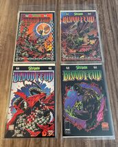 Vintage 1995 SPAWN BLOOD FUED Comic Book Lot 1-4 Set Image Comics Todd M... - $19.80