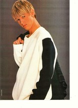 Aaron Carter teen magazine pinup clipping jacket behind him Crush on you... - $5.00