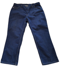 Carhartt FR Flame Resistant Jeans Mens 42x31  Blue Straight Medium Wash EUC - $18.43