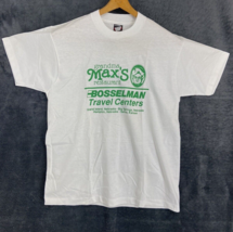 Vintage 80s Best Screen Stars Big Max Challenge Men&#39;s XL White T-Shirt NWOT - £30.36 GBP