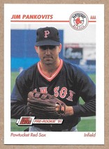 1991 Line Drive AAA #363 Jim Pankovits Pawtucket Red Sox - £1.91 GBP