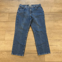 Riders By Lee Relaxed Denim Jeans ~ Sz 14P ~ Blue ~ High Rise ~ 28&quot; Inseam - $22.49