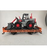 LGB Flat Car with Tractor Front Loader Lehmann Toy Train G-Scale - $95.00