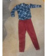 Neuf Lot Ensemble Tenue Garçons Gap Manches Longues Camouflage Haut Bleu... - $18.98