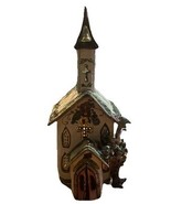 BLUE SKY Serenity Church Tealight Candle Holder Cover 2002 Heather Goldminc - $1,022.58 MXN