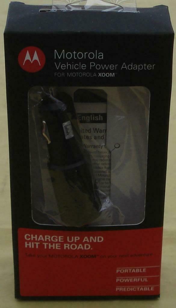 Motorola Xoom Vehicle Power Adapter - BRAND NEW IN PACKAGE - PORTABLE - NEW - $7.91