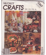 McCALL&#39;S PATTERN 3367 HOLIDAY TABLE ACCESSORY PACKAGE #2 - £2.35 GBP