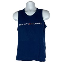 Tommy Hilfiger Sport Blue Sleeveless Tank Top Medium Cotton/Polyester Blend - £11.05 GBP