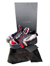 RRP 950$, Giuseppe Zanotti women&#39;s sneakers with real fur, 36 - $430.00