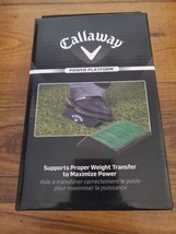 Callaway Golf Power Platform Weight Transfer Tool Golf Better Ball Striking - £7.86 GBP