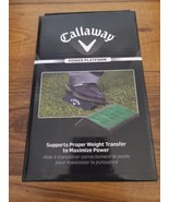 Callaway Golf Power Platform Weight Transfer Tool Golf Better Ball Striking - £7.85 GBP