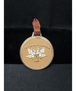 Vintage MAPLEWOOD GOLF CLUB Solid Brass Golf Bag Tag Bethlehem New Hamps... - $18.52
