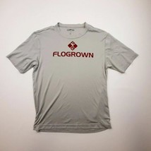 Flogrown Men&#39;s Athletic T-shirt Size Small Gray QC16 - £6.22 GBP