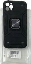 Slim Fit TPU & Silicone Case For iPhone 11 PRO MAX  BLACK Magnetic Ring Stand image 2