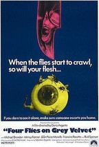 Four Flies on Grey Velvet - 1972 - Movie Poster Magnet - £9.58 GBP