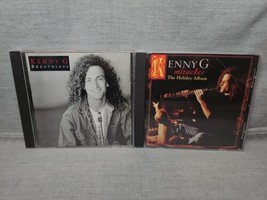 Lot of 2 Kenny G CDs: Miracles: The Holiday Album, Breathless - £6.67 GBP