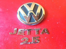 Genuine OEM 11 - 18  Jetta 2.5  Volkswagen Emblem Badge Set 5C6-853-630-E-ULM - $26.99