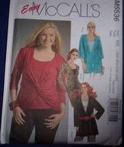 McCall’s Misses’ &amp; Women’s Tunics &amp; Top Size 18W-24W #M5536 Uncut - £4.70 GBP