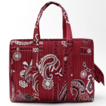 ZARA BNWT 2024. RED QUILTED BAG PRINTED. 3988/007 - $63.02