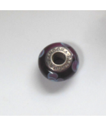 vintage pandora charm Purple Flower 925 Ale - $19.79