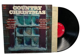 Country Christmas Vinyl LP Compilation 60s Featuring Johnny Cash &amp; Tammy Wynette - $9.89