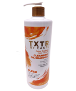 New TXTR By Cantu Hair &amp; Curls Sleek Cleansing Oil Shampoo Color Safe 16 Oz - $410.30 MXN