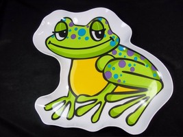 Melamine plate with raised rim FROG JC Penney Home - £4.49 GBP
