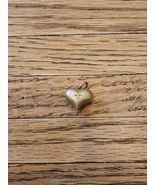 Gold Tone Heart Pendant for Bracelets/Necklaces, 0.5'' Vintage  - €7,23 EUR