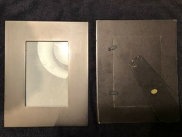 2 Metal Picture Frames with Glass - $44.00