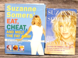 SUZANNE SOMERS THE SEXY YEARS &amp; EAT, CHEAT AND MELT THE FAT AWAY SET OF ... - $305.88 MXN