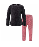 DKNY Kids ~ 2-Piece ~ Grey ~ Chenille ~ Crewneck Sweater Legging Set ~ S... - €25,81 EUR