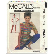 McCall&#39;s 7945 Easy Wrap Front Cover Up Vintage Pattern Misses Size Small Uncut - £8.58 GBP