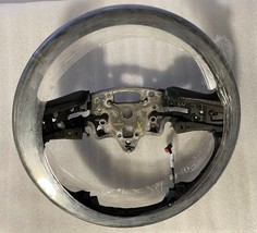 Factory original black leather blem steering wheel for some 19+ GMC Sier... - $28.49
