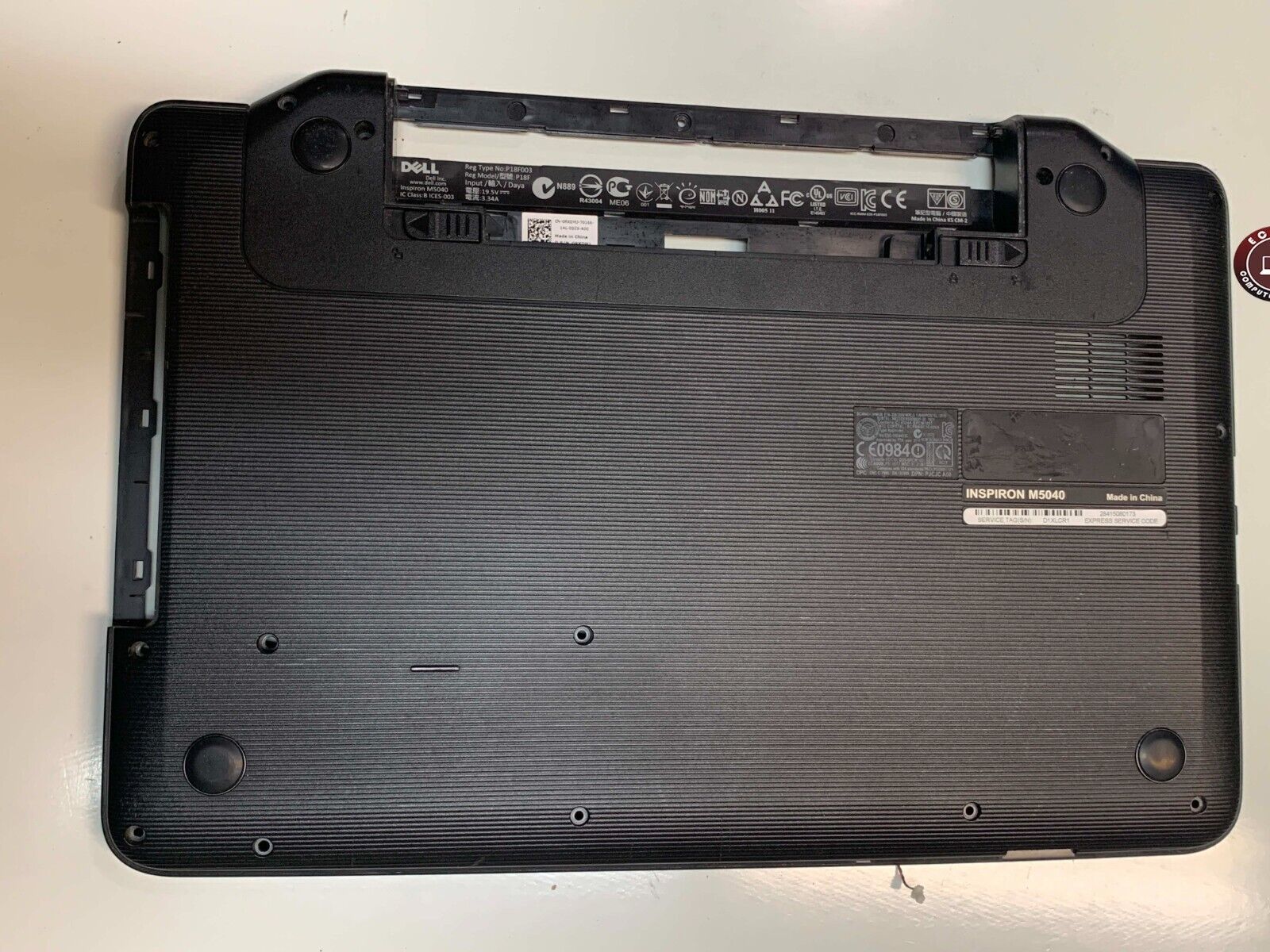Dell Inspiron M5040 15.6&quot; Laptop Bottom Base Case 0YJ0RW YJ0RW - $2.37